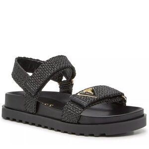 Guess Black Chunky Platform Sandals
